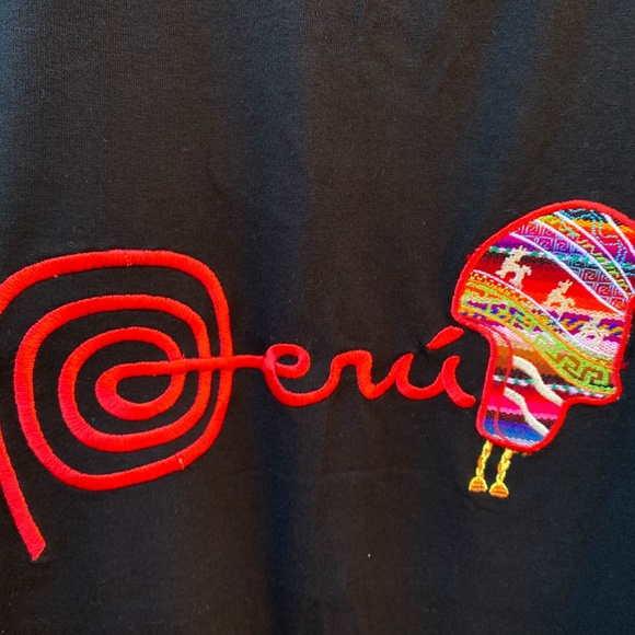 LIKE NEW PERU BRAND T-SHIRT COLOR BLACK | SIZE: XL - Picture 3 of 5